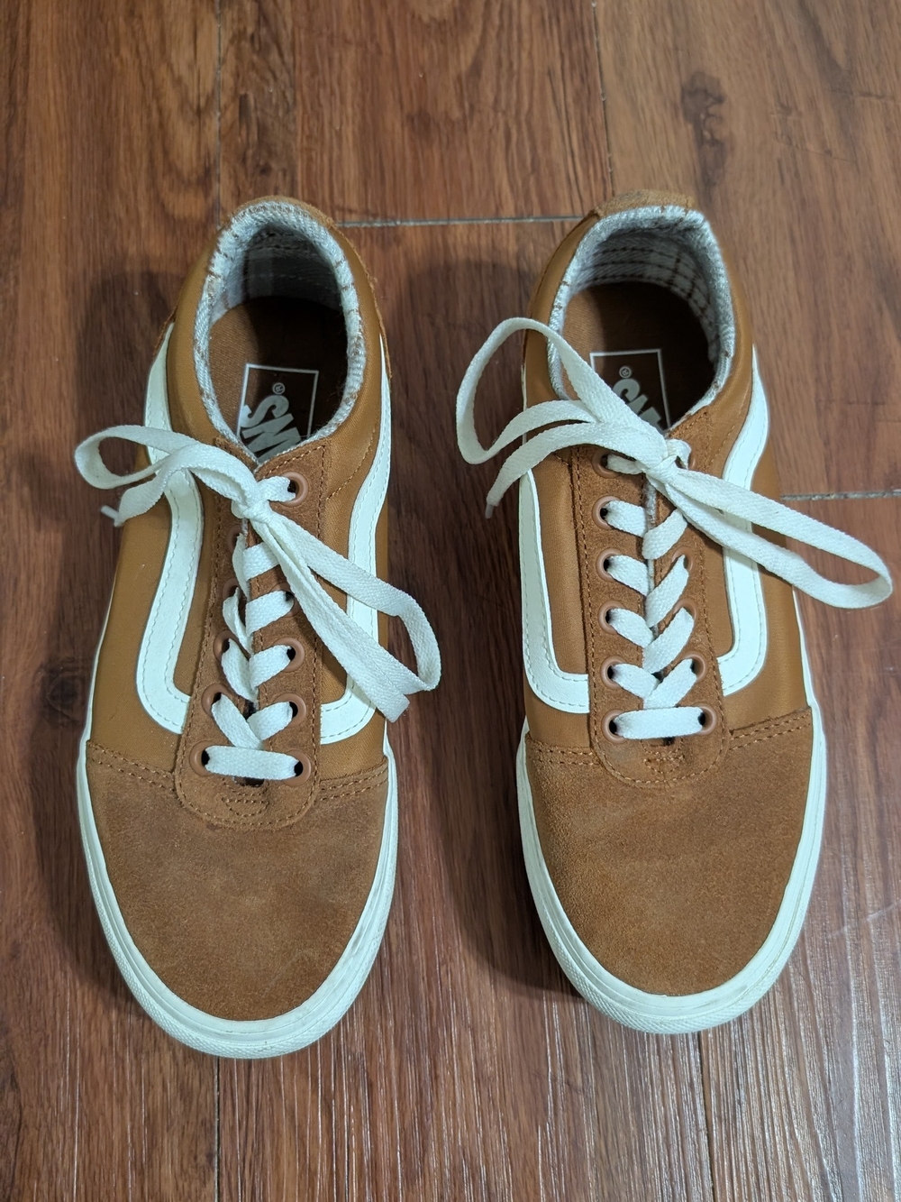 Vans Ward Women's Platform Shoes Plaid Glazed Ginger Size 7
